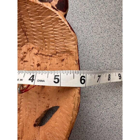 Wood Carved Decorative Zebra Girrafe Heads Hand Made - Picture 7 of 9